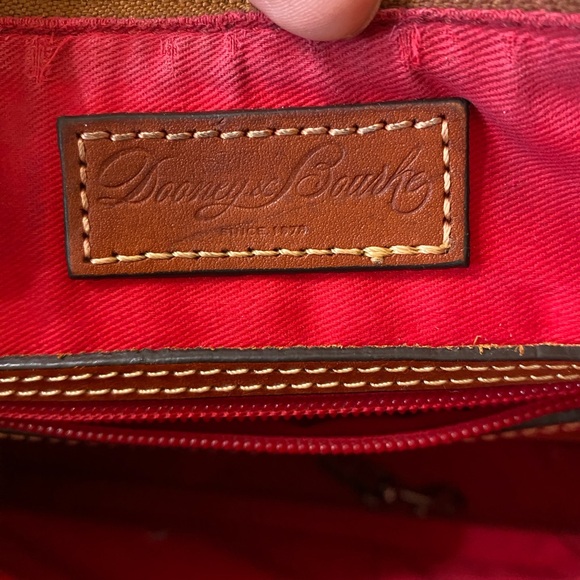 Dooney & Bourke Turquoise, purple Gretta crossbody/shoulder bag, leather, Small - Picture 10 of 16